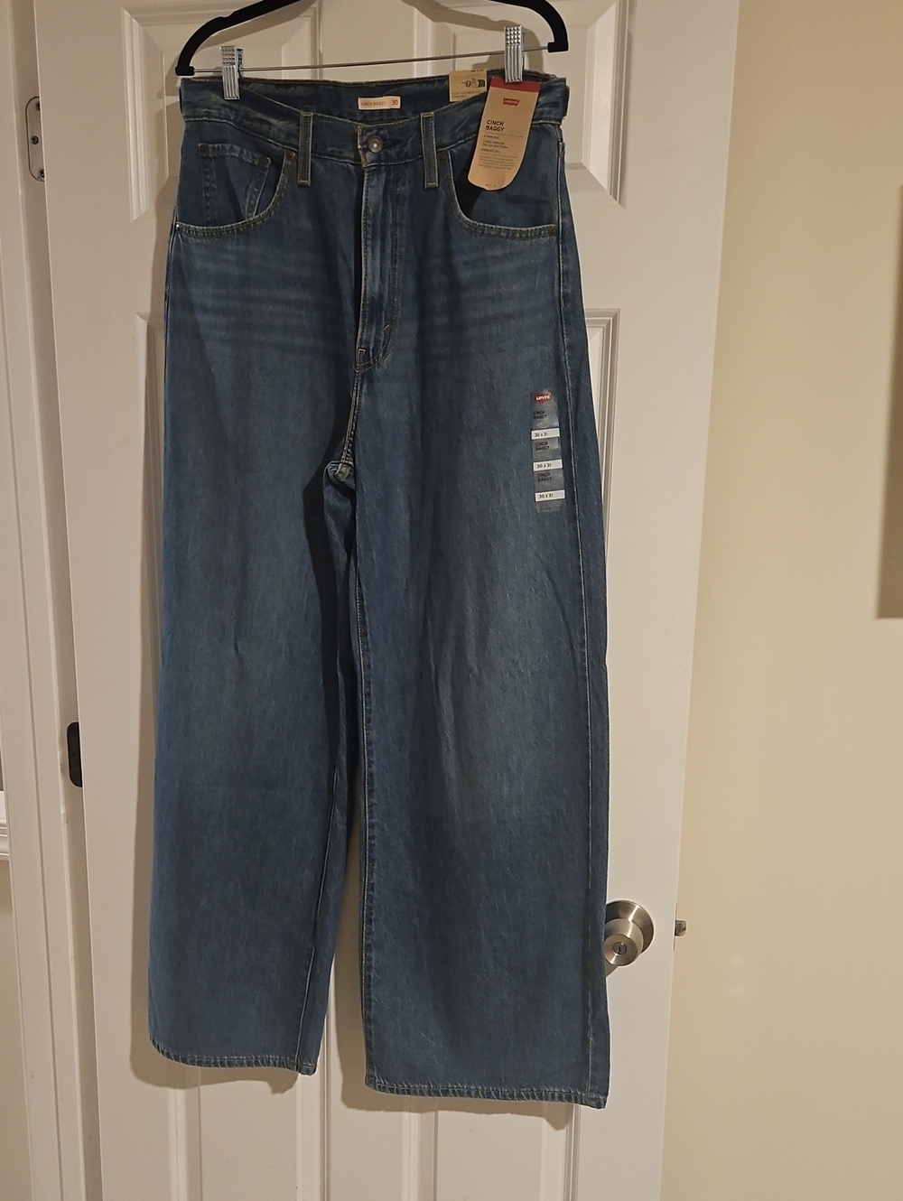 Levis Highwaisted Classic Wide-Leg Ladies Jeans - Blue